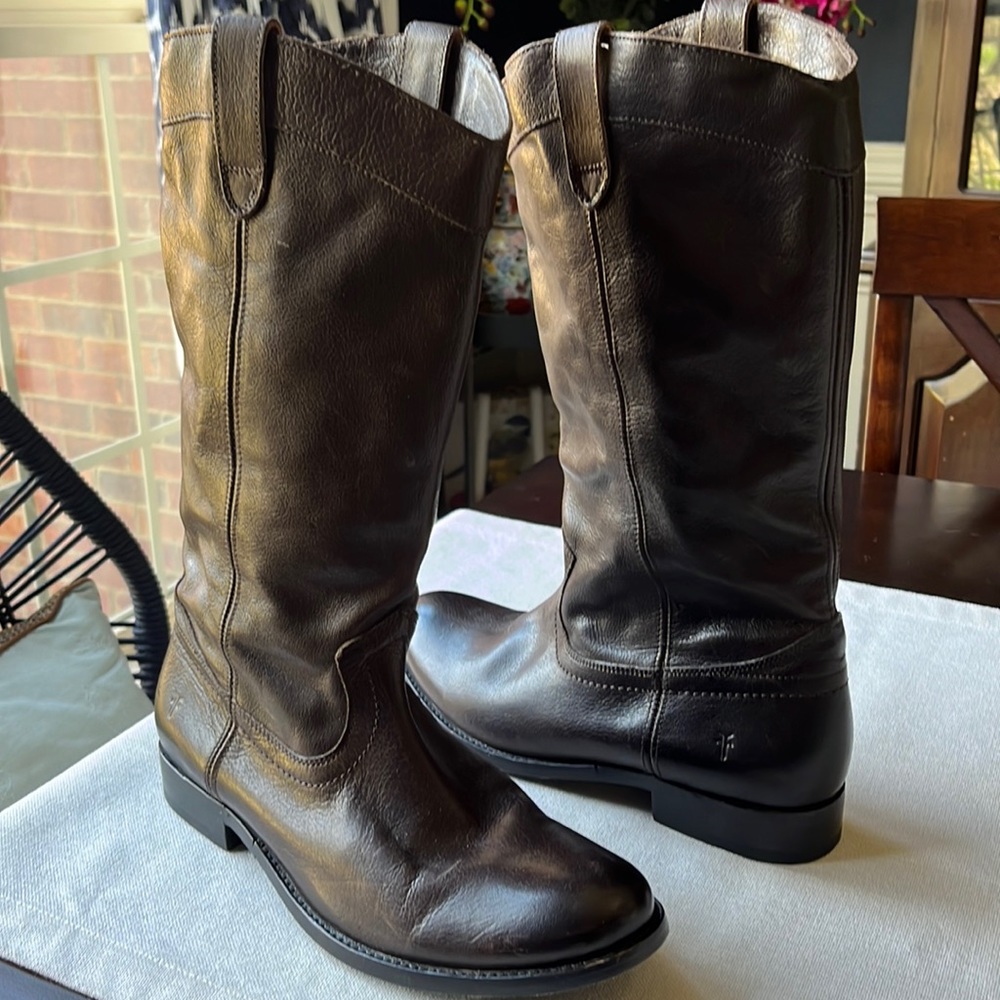 Frye Boots- Brown Leather